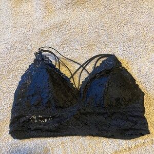 PINK Victoria's Secret Black Lace Lingerie